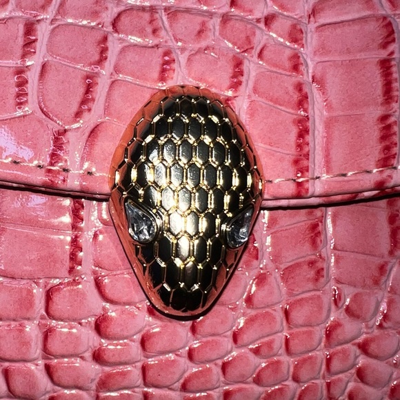 Snakeskin Print Bag  Beautiful Classy Bag.  Looks high end. Great Gift - Picture 6 of 6